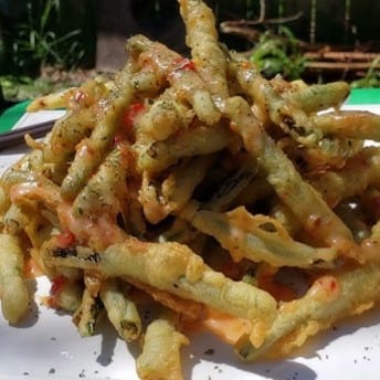 Tempura Green Beans.
