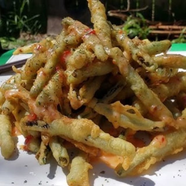 Tempura Green Beans.