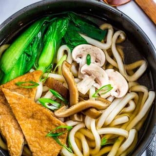 Vegetable Udon Noodle Soup
