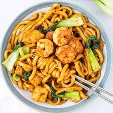 Fried Shrimp Udon.