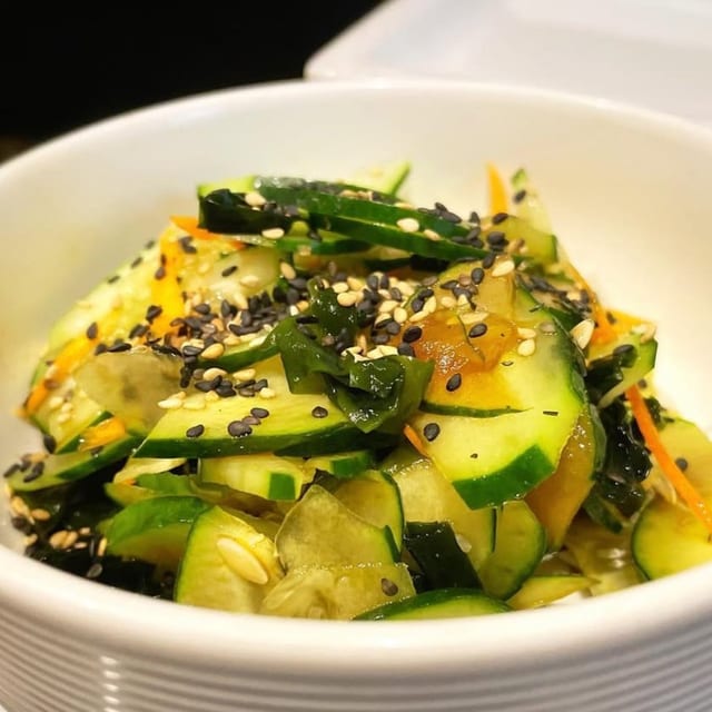 Sonomono Cucumber Salad.